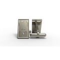 Stainless Steel Cufflink 3/4" Rectangle